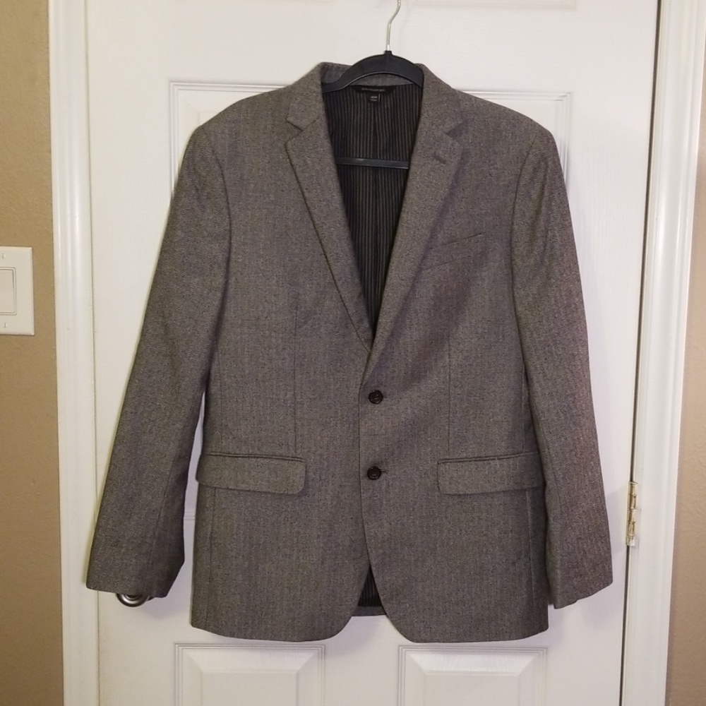 Sport coat  Banana Republic 40R. Gray herringbone